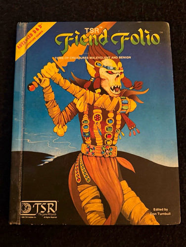 Tsr fiend folio tome - folio, of
