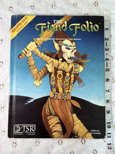 Fiend folio tsr - -, 1st